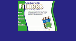 Desktop Screenshot of agedefyingfitness.com